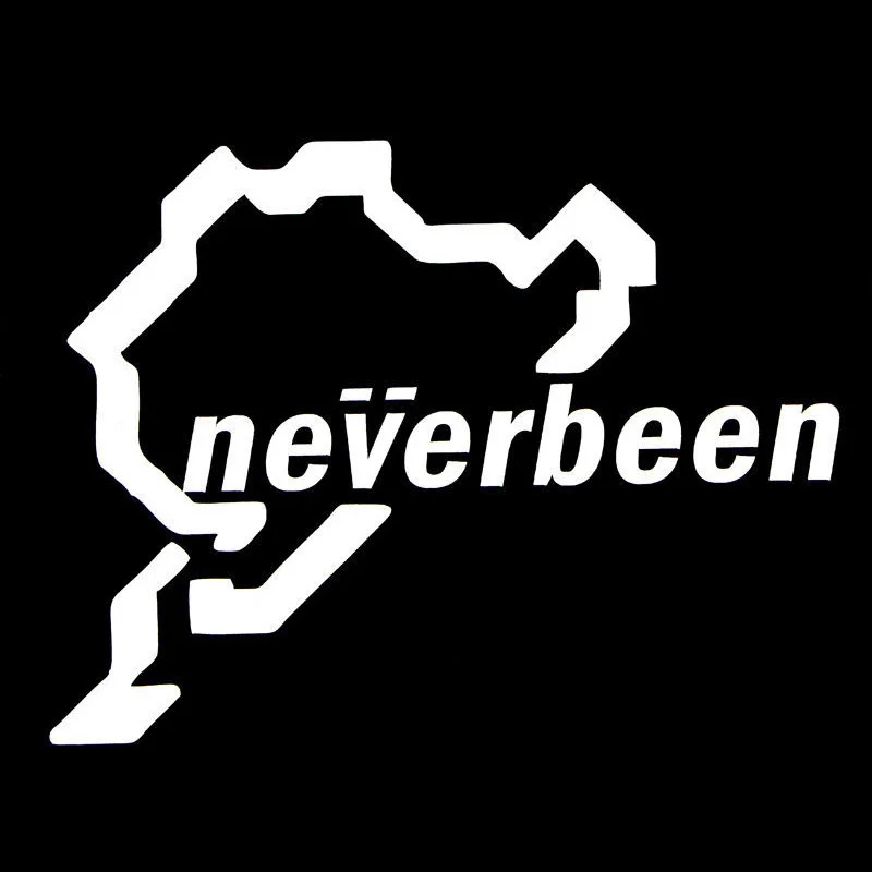 Personality NEVERBEEN NURBURGRING Car Sticker Waterproof Decals Pvc 14cm X 10cm
Personality NEVERBEEN NURBURGRING Car Sticker Waterproof Decals Pvc 14cm X 10cm