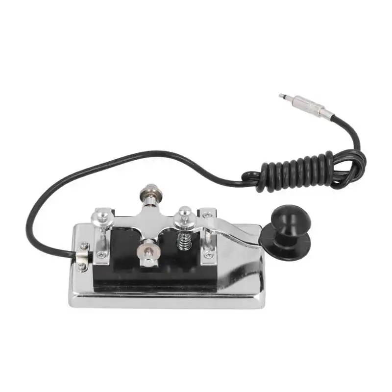 CW Telegraph Key Practice Machine Short Radio Detachable Plug Communication No Scratches with Spring for Physical
CW Telegraph Key Practice Machine Short Radio Detachable Plug Communication No Scratches with Spring for Physical