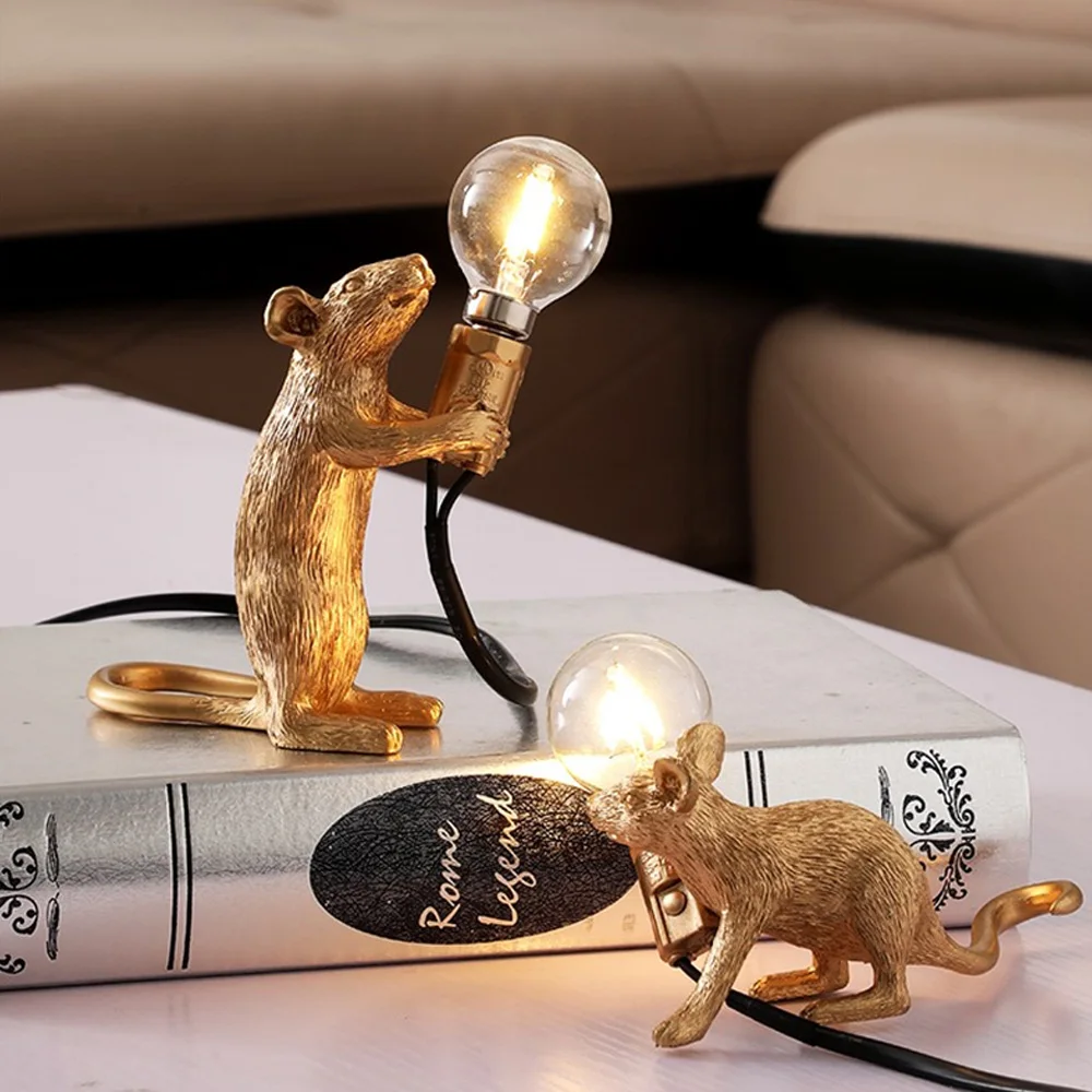 Mouse Lamp Resin Animal Rat Table Lamp Mini Mouse Cute LED Home Decor Light for Bedside Bedroom Study Room
Mouse Lamp Resin Animal Rat Table Lamp Mini Mouse Cute LED Home Decor Light for Bedside Bedroom Study Room