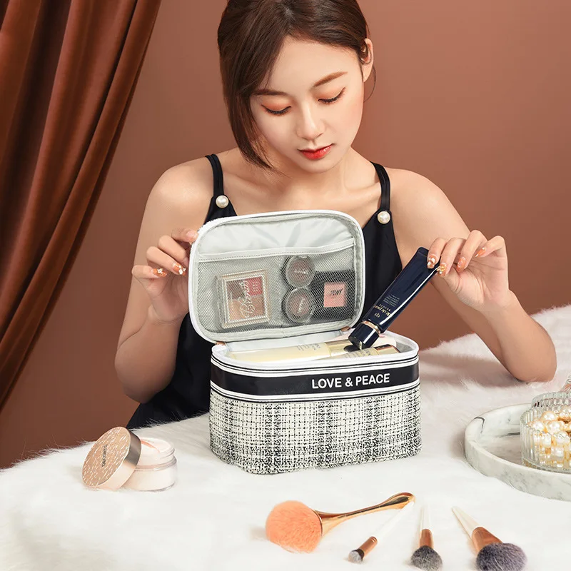 Xiaoxiangfeng Series Cosmetic Bag Large-capacity Portable Organizer Cosmetic Storage Bag Classification Package Life Accessories
Xiaoxiangfeng Series Cosmetic Bag Large-capacity Portable Organizer Cosmetic Storage Bag Classification Package Life Accessories