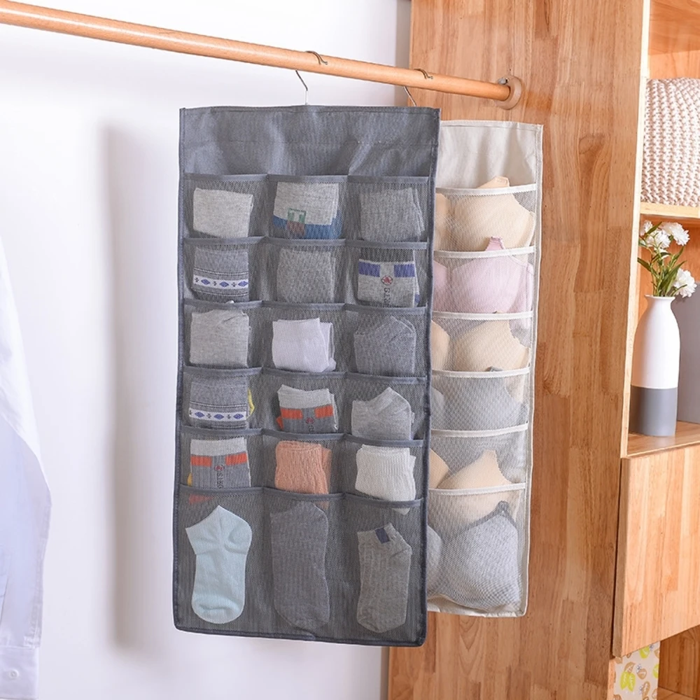 Underwear And Underwear Hanging Storage Household Wardrobe Hanging Double-sided Oxford Socks Finishing Storage Bag
Underwear And Underwear Hanging Storage Household Wardrobe Hanging Double-sided Oxford Socks Finishing Storage Bag