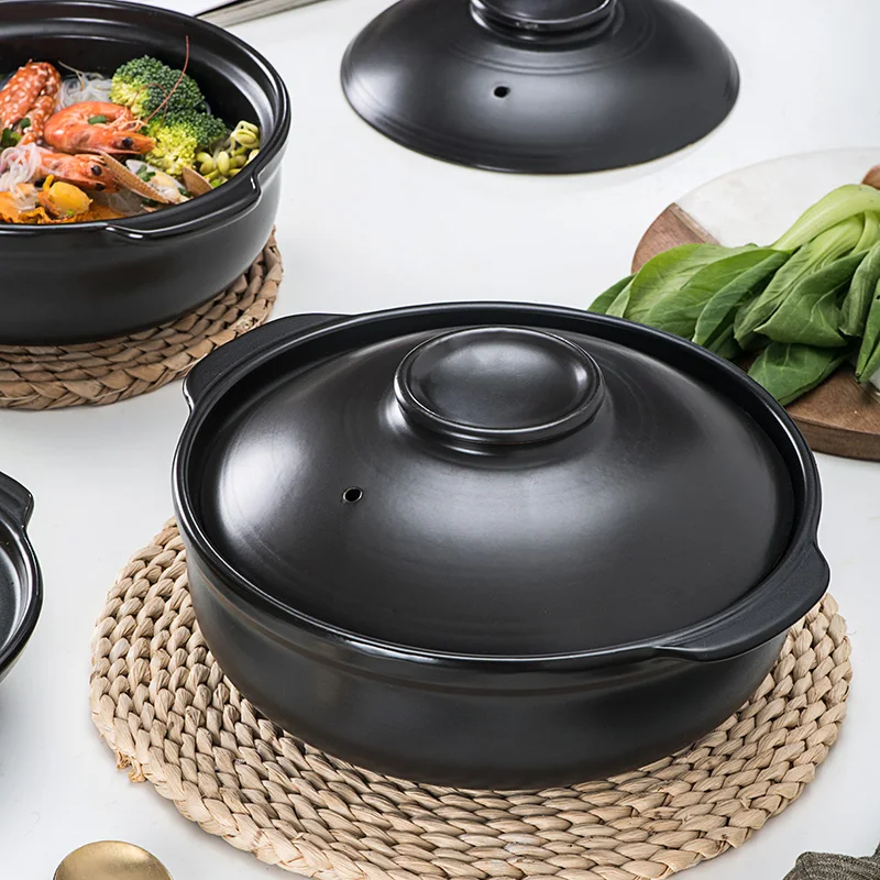 Korean style casserole pottery pot soup pot steamed rice braised chicken rice and heat resistant pot Claypot rice Gas Claypot
Korean style casserole pottery pot soup pot steamed rice braised chicken rice and heat resistant pot Claypot rice Gas Claypot