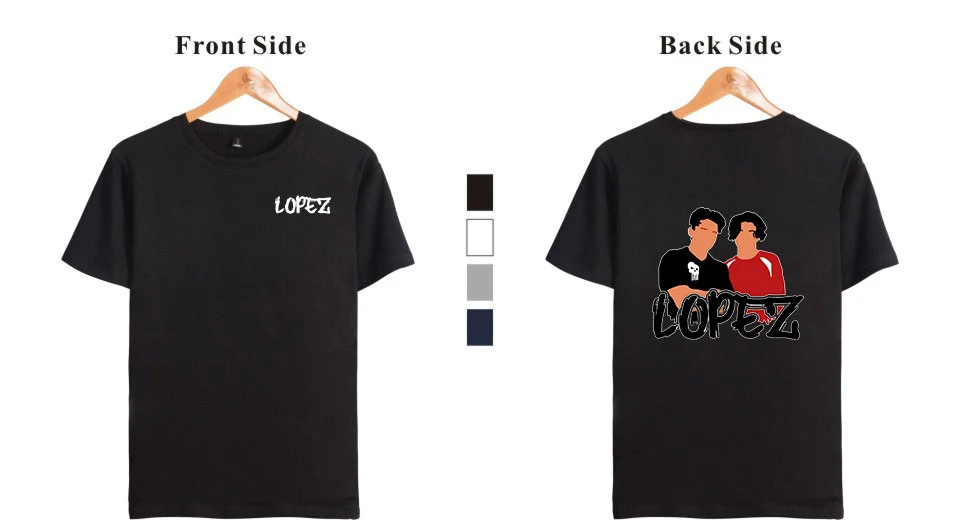 2020 New Tony Lopez Brothers Merch 2D Print T Shirt Women Fashion Casual Unisex Clothes Hot Sale Tops Short Sleeve T Shirt
2020 New Tony Lopez Brothers Merch 2D Print T Shirt Women Fashion Casual Unisex Clothes Hot Sale Tops Short Sleeve T Shirt