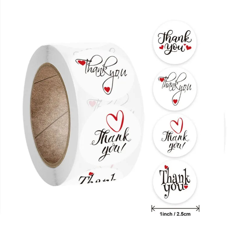 5000Piece 1inch wholesale sealing sticker Thank you Heart Round stickers LOVE Envelope gift packaging DIY 25mm
5000Piece 1inch wholesale sealing sticker Thank you Heart Round stickers LOVE Envelope gift packaging DIY 25mm