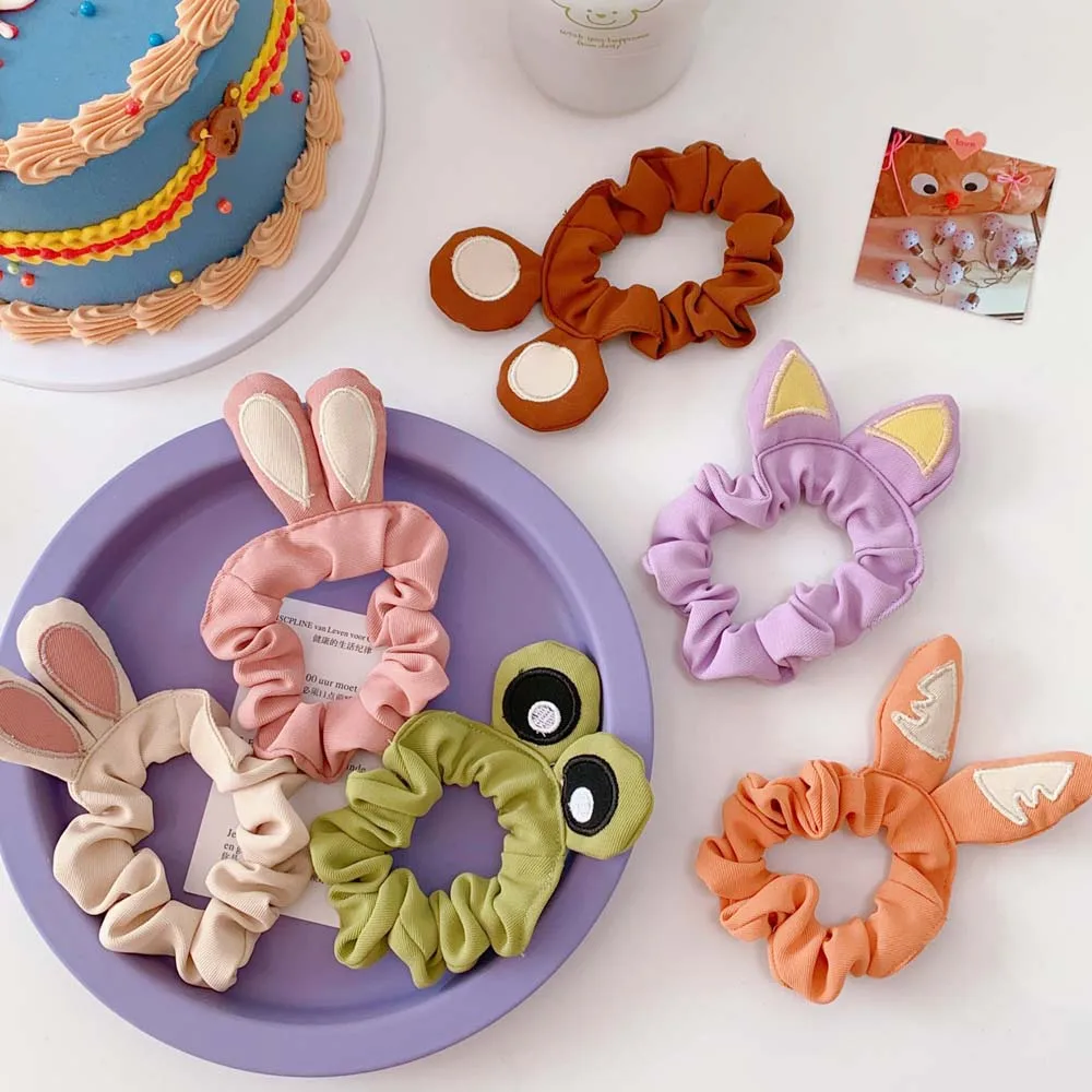 1pc Cute Cartoon Frog Bear Scrunchies Hair Rope Girls Kids Elastic Rubber Bands for Accessories Tie Hair Bands Gift
1pc Cute Cartoon Frog Bear Scrunchies Hair Rope Girls Kids Elastic Rubber Bands for Accessories Tie Hair Bands Gift