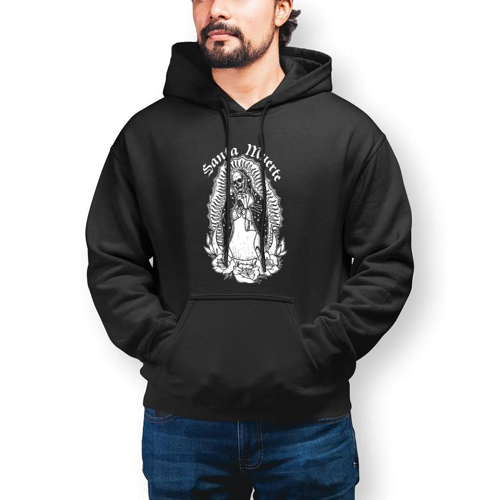 Santa Muerte Hoodies Saint Death Goth Mexican Warm Cotton Hoodie Casual Streetwear Oversize Pullover Hoodie Mens
Santa Muerte Hoodies Saint Death Goth Mexican Warm Cotton Hoodie Casual Streetwear Oversize Pullover Hoodie Mens