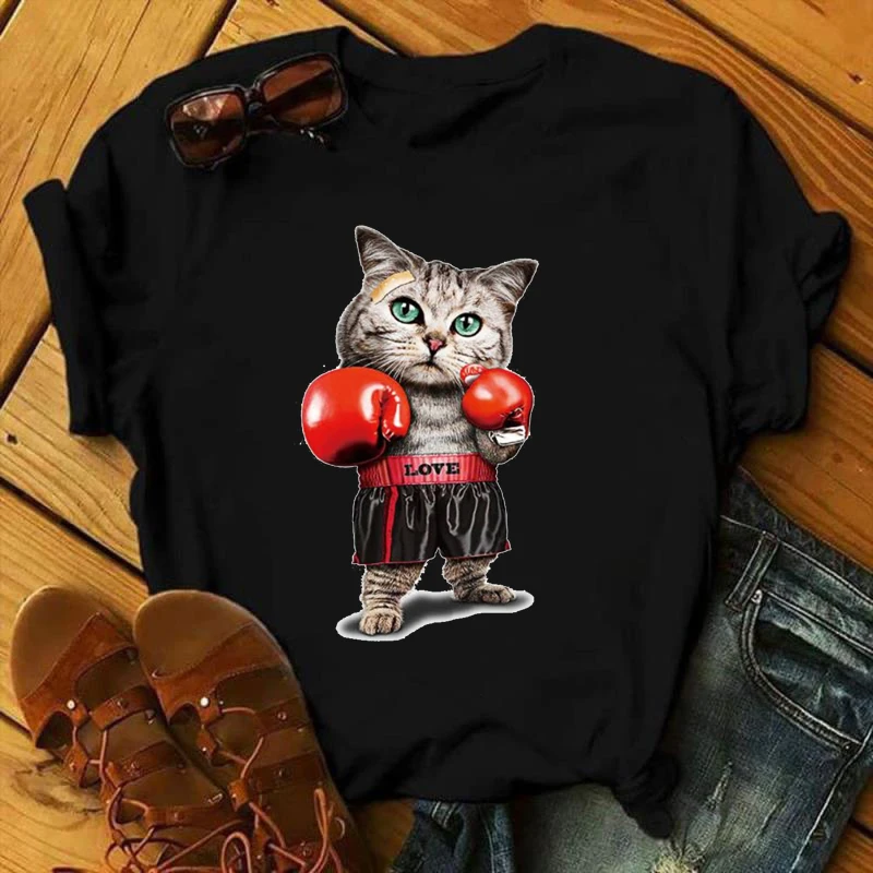 Cute Goth Graphic Women's T-Shirt 2021 Funny Kawaii Cat Printed Short Sleeve T-Shirts For Girls Causal Summer Women's Clothing
Cute Goth Graphic Women's T-Shirt 2021 Funny Kawaii Cat Printed Short Sleeve T-Shirts For Girls Causal Summer Women's Clothing