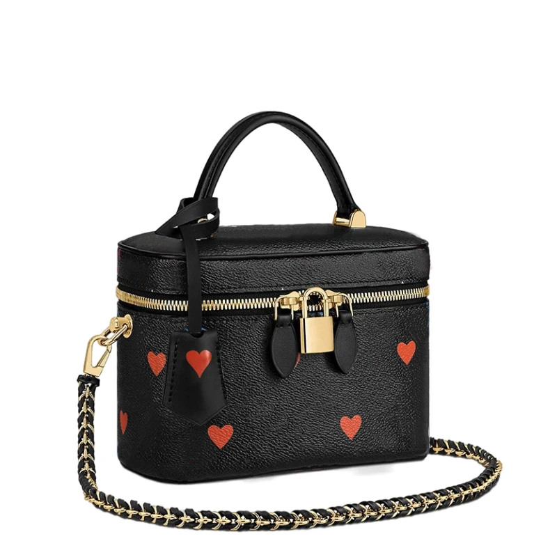 Fashion Women's Canvas Leather Embossed Double Zip Closure with Padlock Shoulder Crossbody Top Handle Bags Clutch Cosmetic Bag
Fashion Women's Canvas Leather Embossed Double Zip Closure with Padlock Shoulder Crossbody Top Handle Bags Clutch Cosmetic Bag