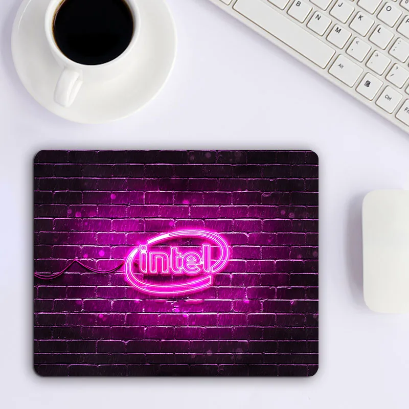 Small Mouse Pad With Brand's Logo of Intel Gamer Keyboard Pc Accessories Gaming Desk For Office Computer Table Mousepad Speed
Small Mouse Pad With Brand's Logo of Intel Gamer Keyboard Pc Accessories Gaming Desk For Office Computer Table Mousepad Speed
