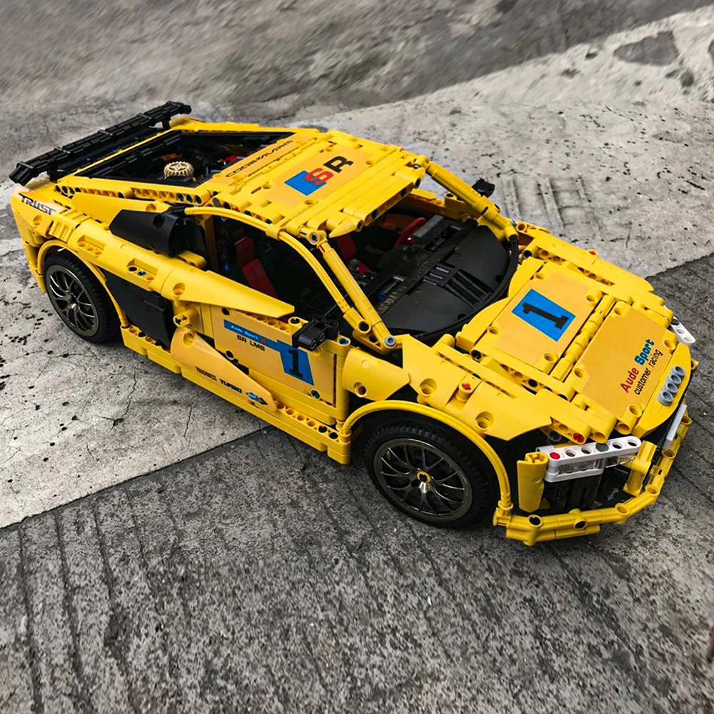 Creative Expert High-tech R8 V10 Second Generation 1896pcs Formula Racing 488 GTE RSR Moc Modular Bricks Model Building Blocks
Creative Expert High-tech R8 V10 Second Generation 1896pcs Formula Racing 488 GTE RSR Moc Modular Bricks Model Building Blocks