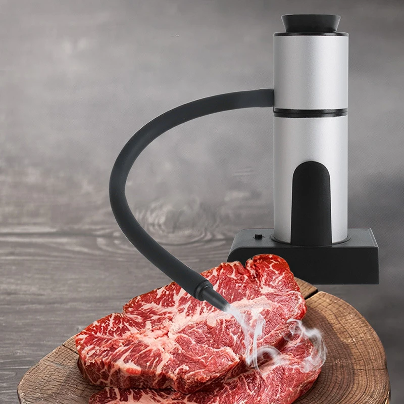 Food Cold Smoke Generator Portable Molecular Cuisine Smoker Meat Burn Cooking For BBQ Grill Infuse Kitchen Products | Дом и сад