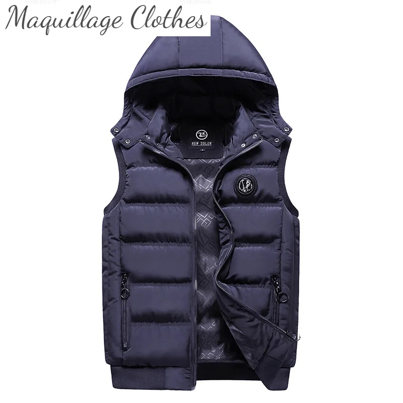 Men Winter Down Vest Hooded Thermal Waistcoats For Male Sleeveless Jackets Detachable Hat Plus Size L-3XL
Men Winter Down Vest Hooded Thermal Waistcoats For Male Sleeveless Jackets Detachable Hat Plus Size L-3XL