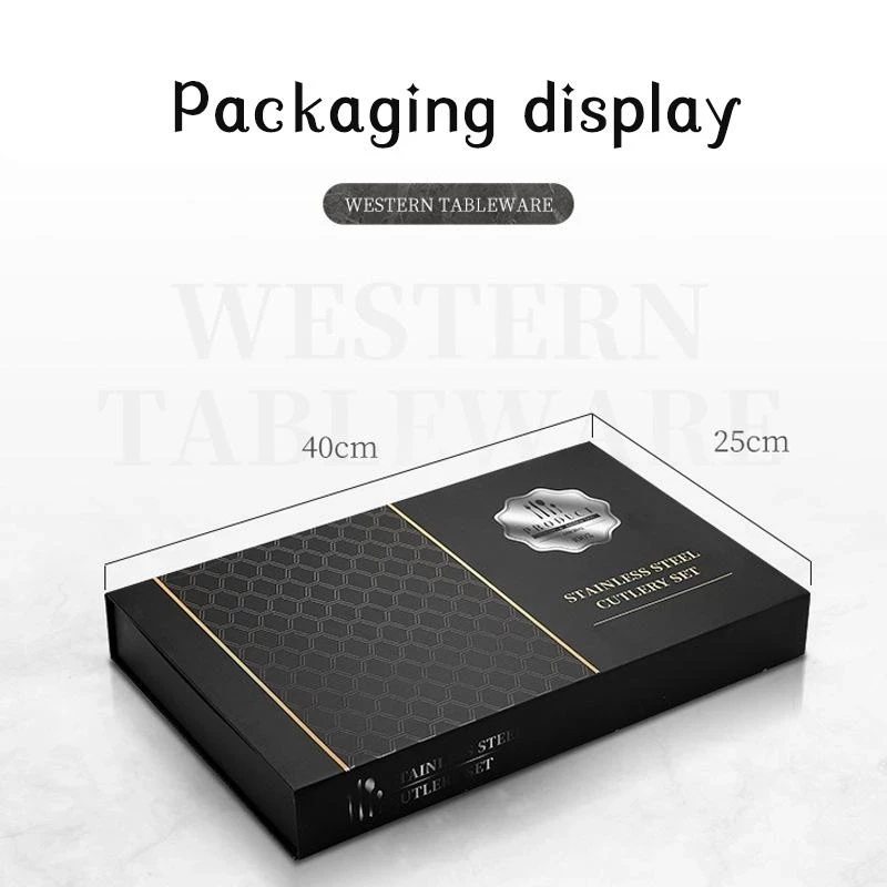 24 Piece Cutlery Boxed Gold Plated Dinnerware Stainless Steel Western Tableware Knife Fork Spoon Luxury Gift Box Dinnerware Sets
24 Piece Cutlery Boxed Gold Plated Dinnerware Stainless Steel Western Tableware Knife Fork Spoon Luxury Gift Box Dinnerware Sets