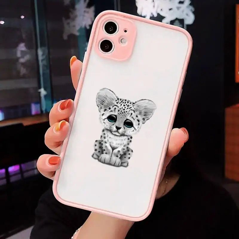 Leopard cartoon cute Phone Cases Matte Transparent for iPhone 7 8 11 12 s mini pro X XS XR MAX Plus cover funda
Leopard cartoon cute Phone Cases Matte Transparent for iPhone 7 8 11 12 s mini pro X XS XR MAX Plus cover funda