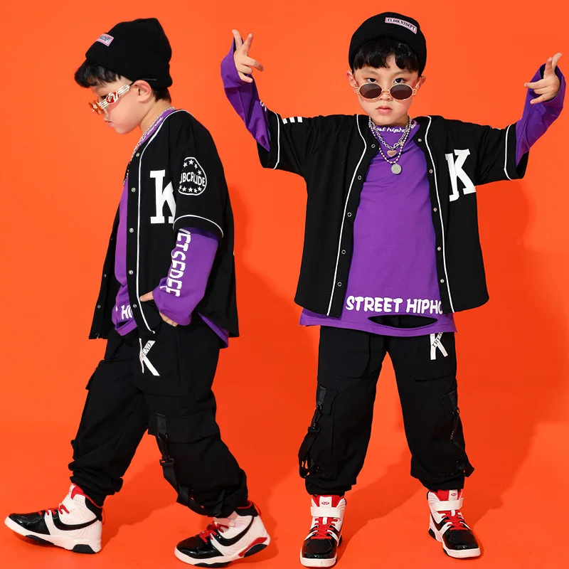 Boys Hip Hop Cargo Pants Crop Top Child Short Sleeve Jacket Girls Sweatshirt Street Dance Clothes Sets Kids Joggers Streetwear
Boys Hip Hop Cargo Pants Crop Top Child Short Sleeve Jacket Girls Sweatshirt Street Dance Clothes Sets Kids Joggers Streetwear
