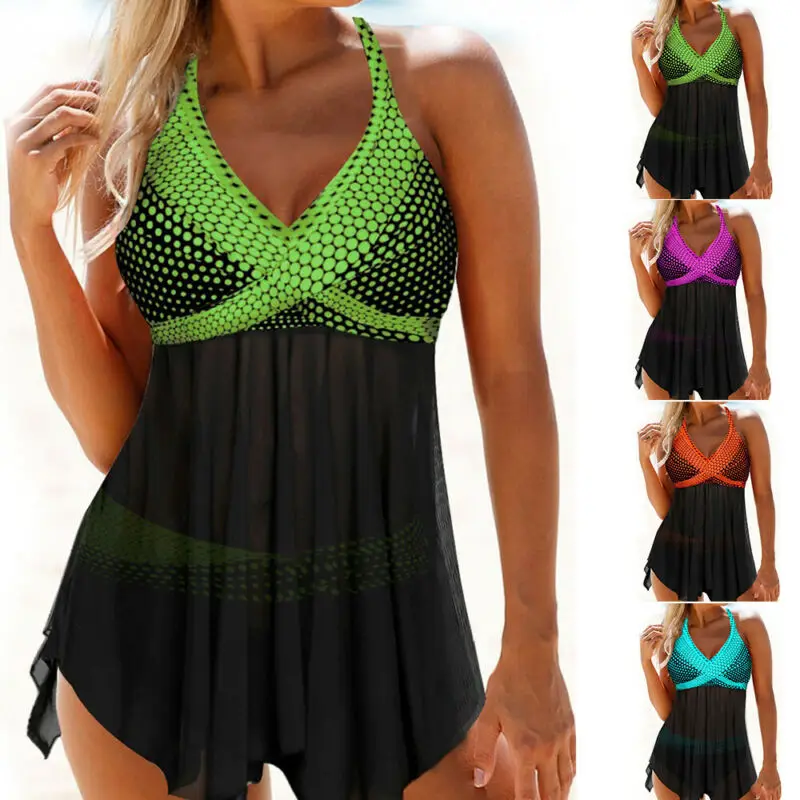 Plus Size Women Sleeveless Printed Bikini Dress V Neck Summer Beach Swimwear Swimsuit Woman Swimdress Oversize S-8XL
Plus Size Women Sleeveless Printed Bikini Dress V Neck Summer Beach Swimwear Swimsuit Woman Swimdress Oversize S-8XL