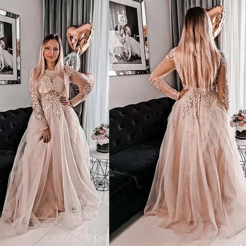 Gorgeous Custom Made Long Champagne Lace Long Sleeves Women Prom Dress Evening Dresses Ball Gowns
Gorgeous Custom Made Long Champagne Lace Long Sleeves Women Prom Dress Evening Dresses Ball Gowns