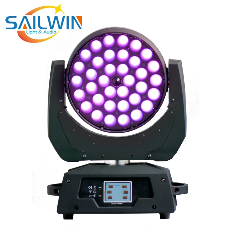 UK Stock 36X10W 4IN1 RGBW ZOOM LED Moving Head Wash Light DJ Lighting For Club Bar Event With 2in1 Flight Case Road | Лампы и