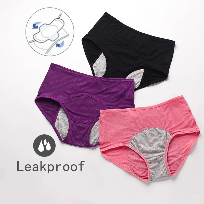 Leak Proof Menstrual Panties Physiological Pants Women Underwear Period Cotton Waterproof Briefs Plus Size Female Lingerie
Leak Proof Menstrual Panties Physiological Pants Women Underwear Period Cotton Waterproof Briefs Plus Size Female Lingerie