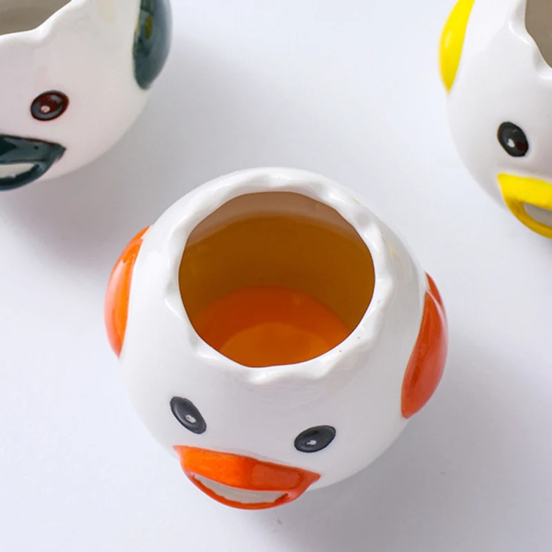 New Kitchen Accessories Egg White Egg Yolk Separator Ceramic Safe Healthy Smooth Glaze Durable Cute Serrated Design Top
New Kitchen Accessories Egg White Egg Yolk Separator Ceramic Safe Healthy Smooth Glaze Durable Cute Serrated Design Top