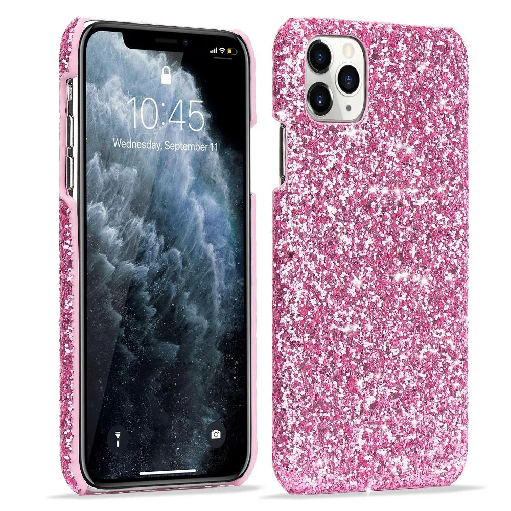 Чехол для телефона IPhone 11 12 Pro Max X Xr Xs Mini сверкающий противоударный чехол со