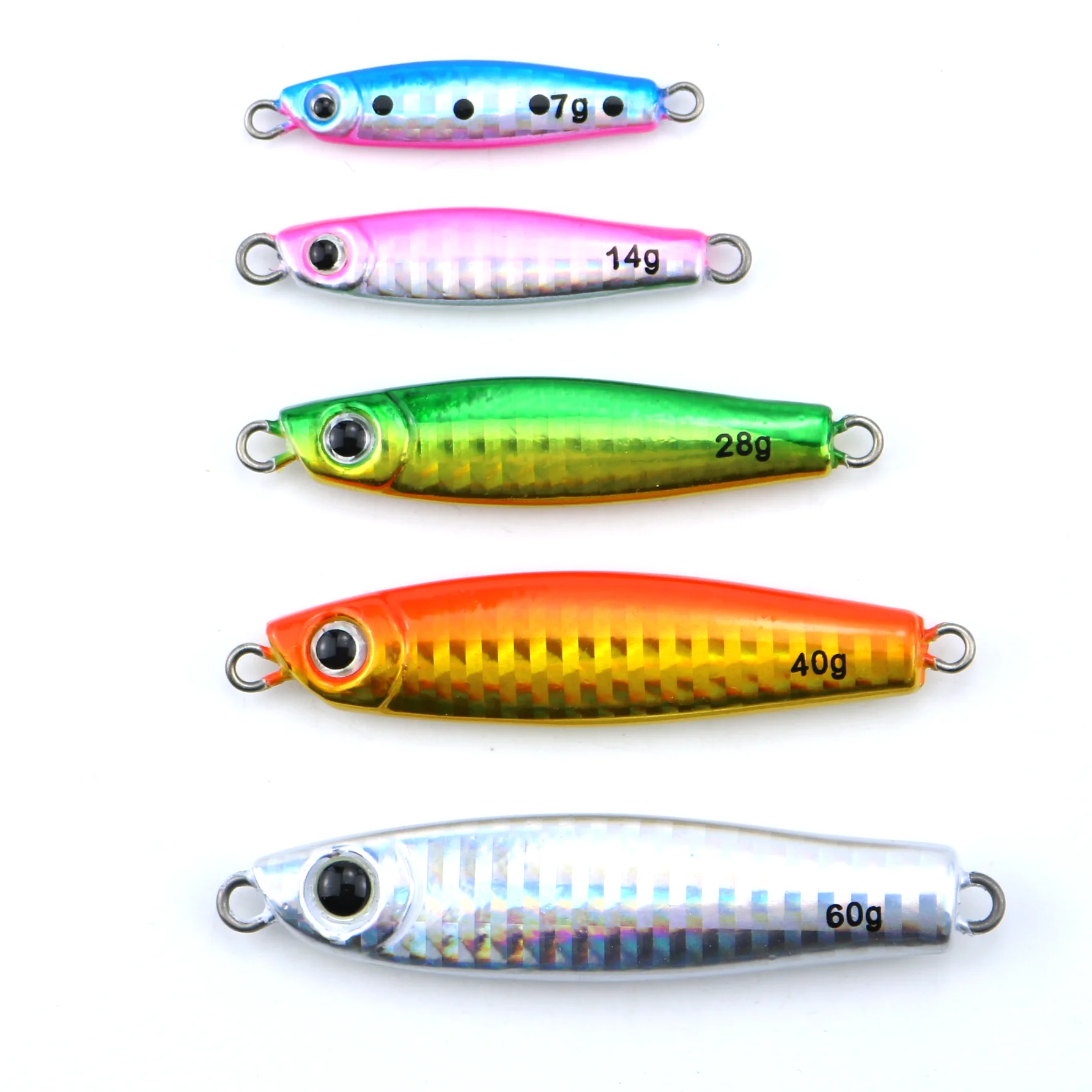 CASTFUN 7g 14g 28g 40g 60g 5pcs Baits Slow Jigging Sea Fishing Cast jig Metal Jigging Casting Jig Metal Jig Artificial
CASTFUN 7g 14g 28g 40g 60g 5pcs Baits Slow Jigging Sea Fishing Cast jig Metal Jigging Casting Jig Metal Jig Artificial