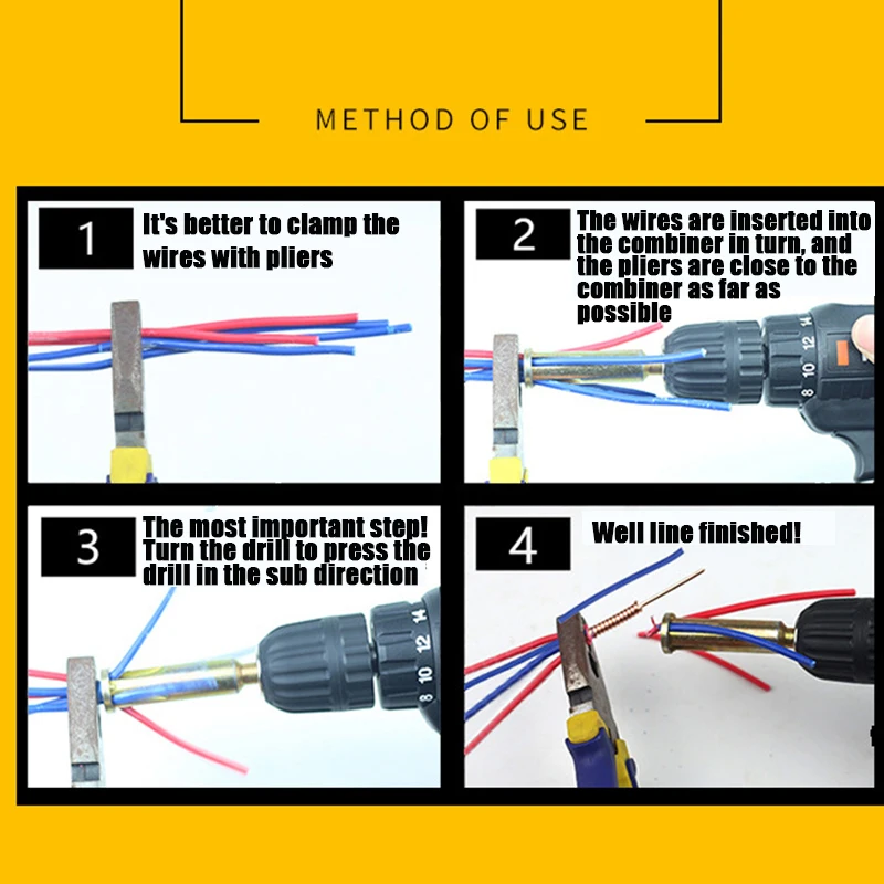 Spot 5-Hole Electrician General Automatic Wire Stripper and Twisted Wire Tool VJ-Drop
Spot 5-Hole Electrician General Automatic Wire Stripper and Twisted Wire Tool VJ-Drop