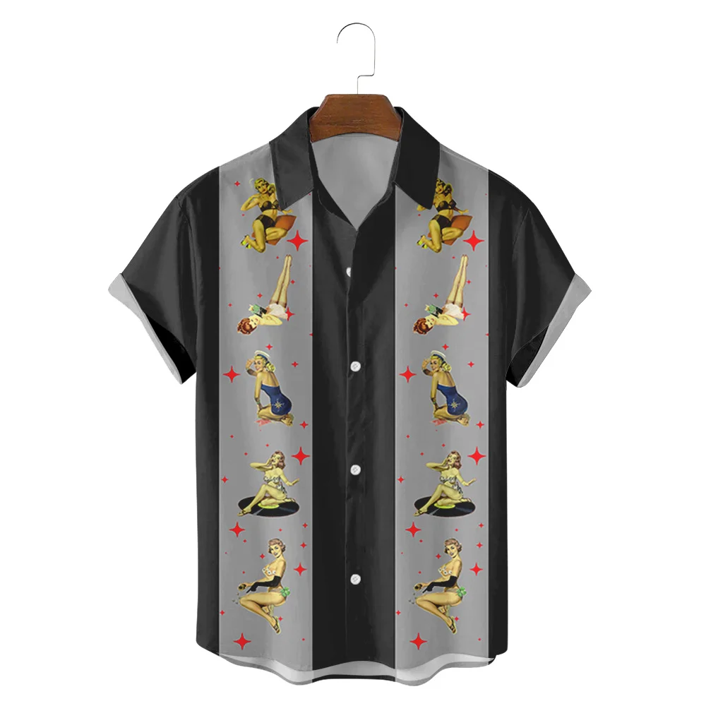 2021 Men's Short Sleeve Lapel Shirt Large Size Doll 3D Printed Men's Shirt with Pockets
2021 Men's Short Sleeve Lapel Shirt Large Size Doll 3D Printed Men's Shirt with Pockets