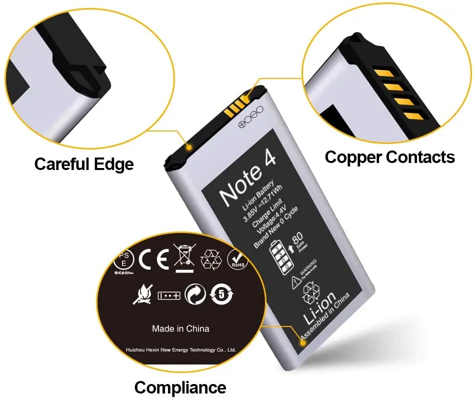 Ockered 3300mAH Note 4 Mobile Phone Rechargeable Battery Smart Mobile Phone Replacement Battery For Samsung Galaxy Note 4 Phone
Ockered 3300mAH Note 4 Mobile Phone Rechargeable Battery Smart Mobile Phone Replacement Battery For Samsung Galaxy Note 4 Phone