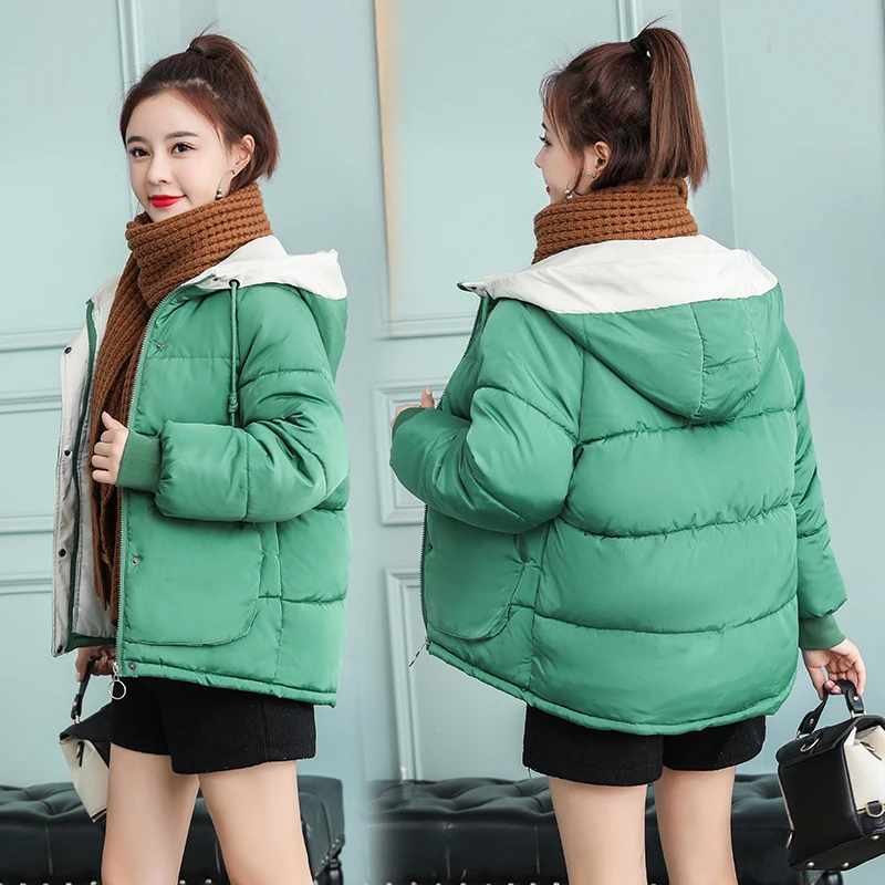 ALMUERK Sale Winter Women Parkas Solid Color Cotton With The Zipper Pocket Stitching Casual Coat Elegant Style Female Coat
ALMUERK Sale Winter Women Parkas Solid Color Cotton With The Zipper Pocket Stitching Casual Coat Elegant Style Female Coat