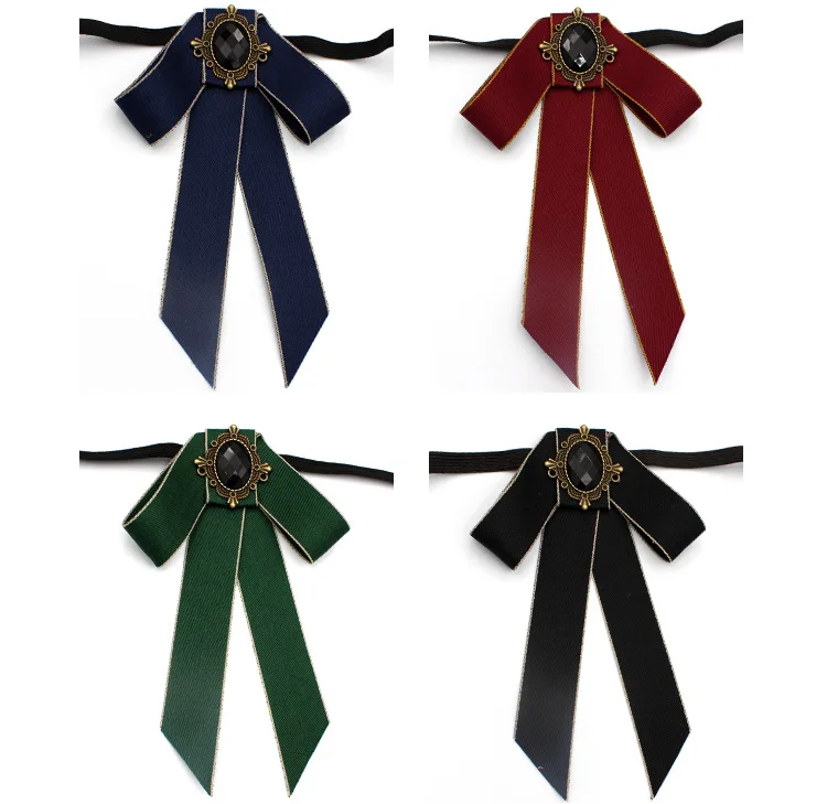 Fashion Bow Brooches For Women Neck Tie Pins Party Wedding Large Ribbon Brooch Jewelry Clothing Accessories Wholesale Bow Tie
Fashion Bow Brooches For Women Neck Tie Pins Party Wedding Large Ribbon Brooch Jewelry Clothing Accessories Wholesale Bow Tie