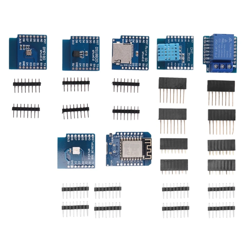 Макетная плата D1 Mini NodeMCU Lua IOT плата 7 шт./компл. ESP8266 ESP-12 CH340G CH340 V2 USB WeMos WIFI
Макетная плата D1 Mini NodeMCU Lua IOT плата 7 шт./компл. ESP8266 ESP-12 CH340G CH340 V2 USB WeMos WIFI