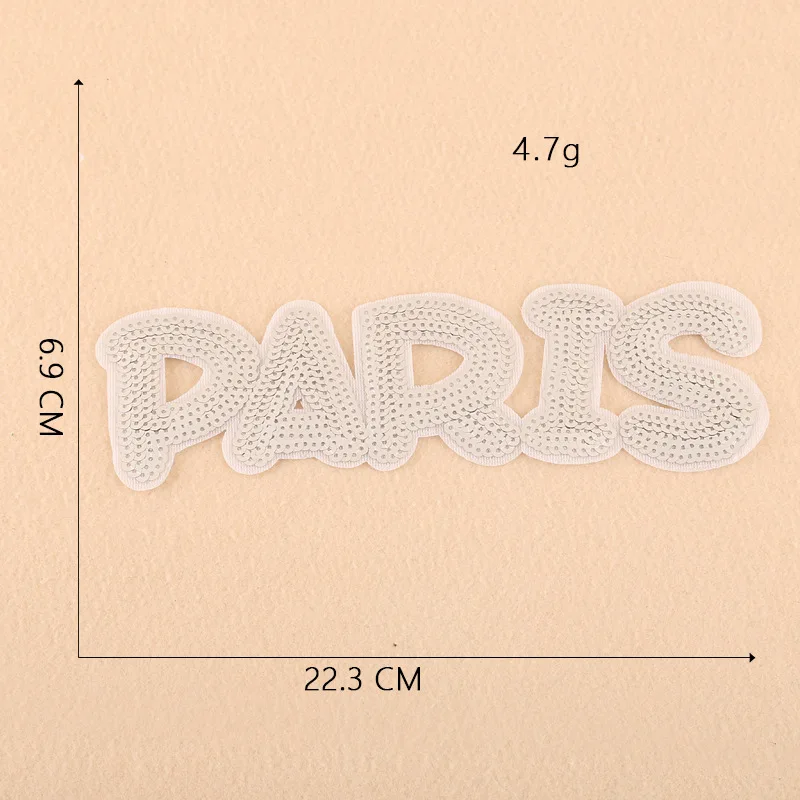 Embroidered Patches English Letters Rectangle Patch Stage Costume Sequins Embroidered Cloth Stickers Patches Iron on Parches
Embroidered Patches English Letters Rectangle Patch Stage Costume Sequins Embroidered Cloth Stickers Patches Iron on Parches