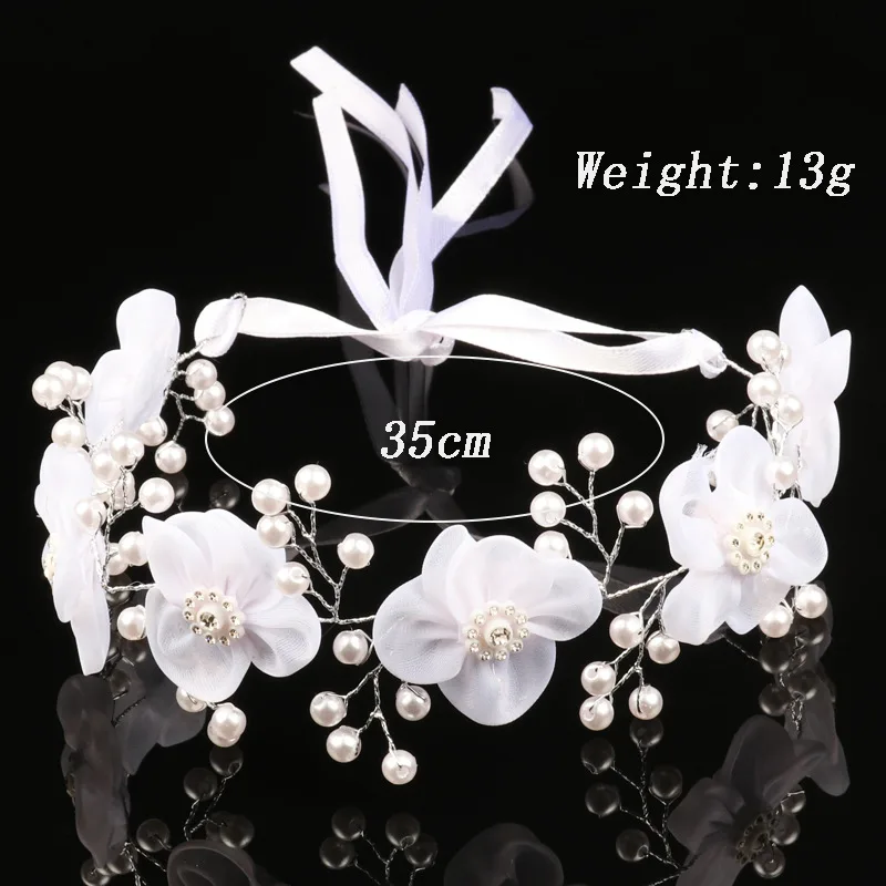 Handmade Flower Crown Pearl Head Wreath Hairbands Headband Ribbon Beauty Bridal Floral Garlands Wedding Women Hair Accessories
Handmade Flower Crown Pearl Head Wreath Hairbands Headband Ribbon Beauty Bridal Floral Garlands Wedding Women Hair Accessories