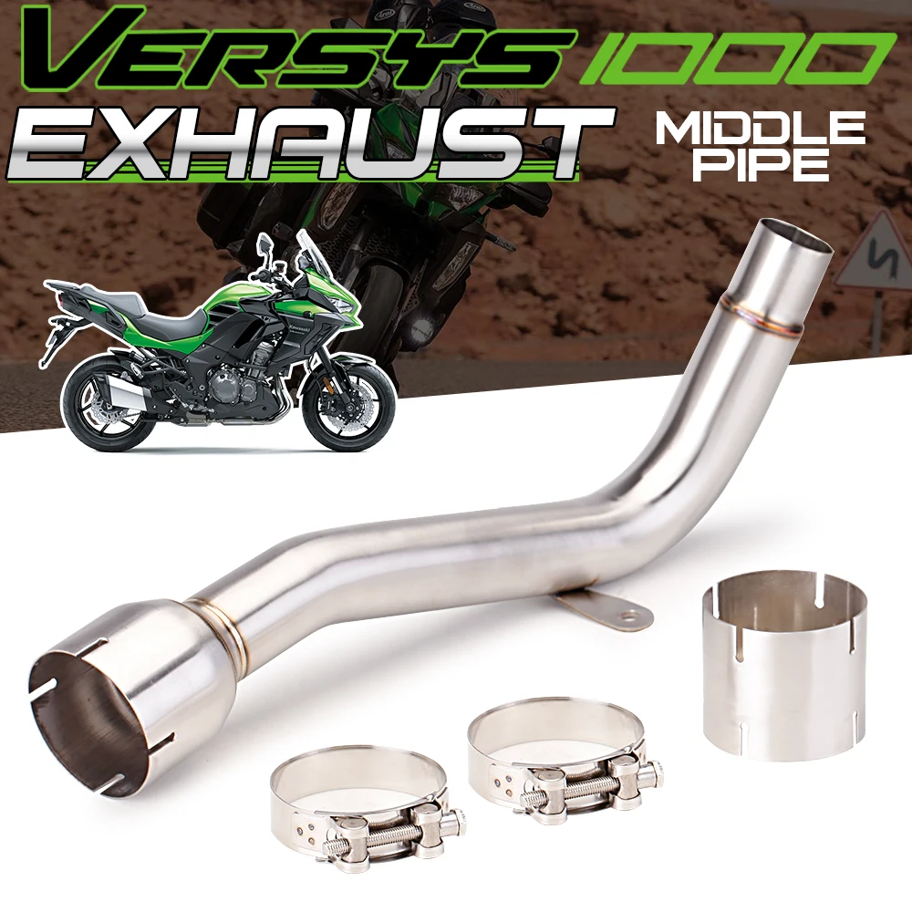 For Kawasaki Versys 1000 SE KLZ1000 Versys1000 2019 2020 2021 Exhaust Muffler Escape Catalytic Delete Modified Middle Link Pipe
For Kawasaki Versys 1000 SE KLZ1000 Versys1000 2019 2020 2021 Exhaust Muffler Escape Catalytic Delete Modified Middle Link Pipe