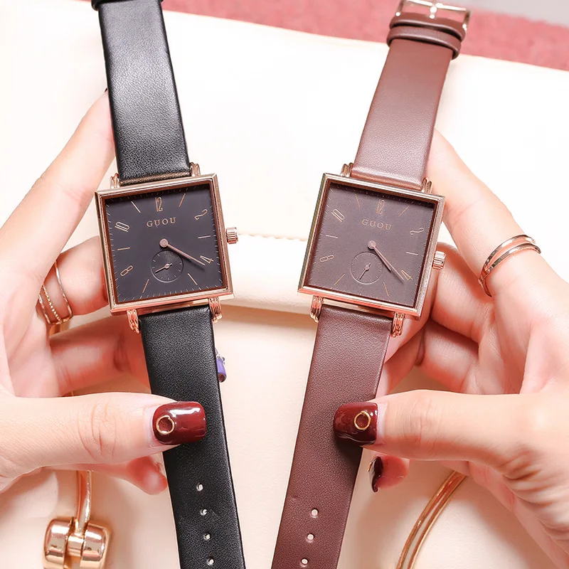 WATERPROOF WOMEN SQUARE WATCHES DRESS MATCH WATCH WRIST WATCH WITH LEATHER BELTS
WATERPROOF WOMEN SQUARE WATCHES DRESS MATCH WATCH WRIST WATCH WITH LEATHER BELTS