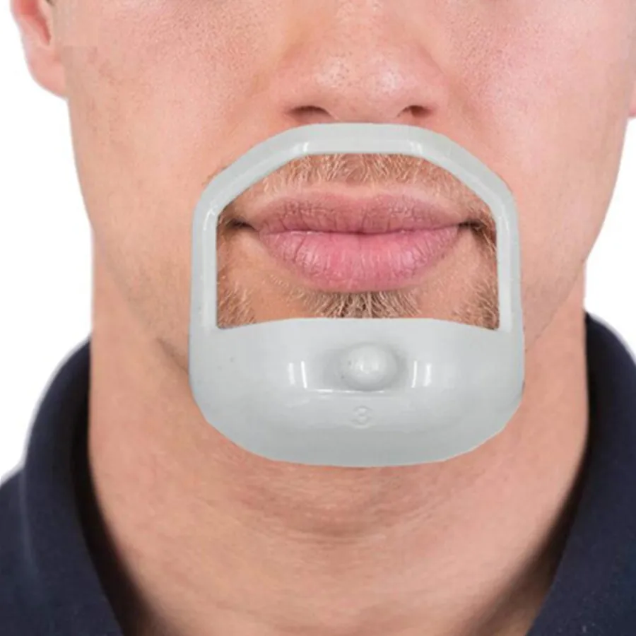 Шаблон для коррекции бороды усов Baard Goatee душевой кабины стрижки бритья придания