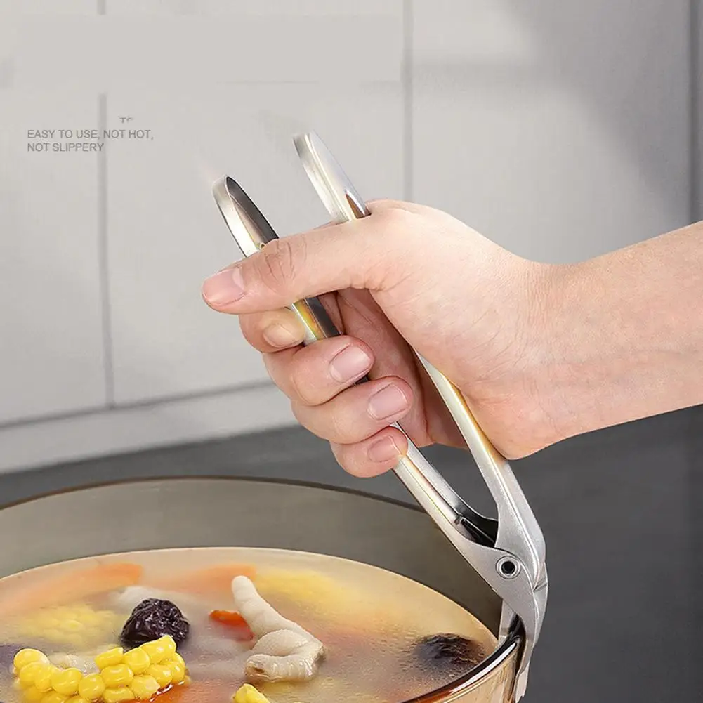 New Stainless Steel Multifunctional Bowl Holder Dish Tongs Tableware Picking Tools Kitchen Tool Accessories
New Stainless Steel Multifunctional Bowl Holder Dish Tongs Tableware Picking Tools Kitchen Tool Accessories