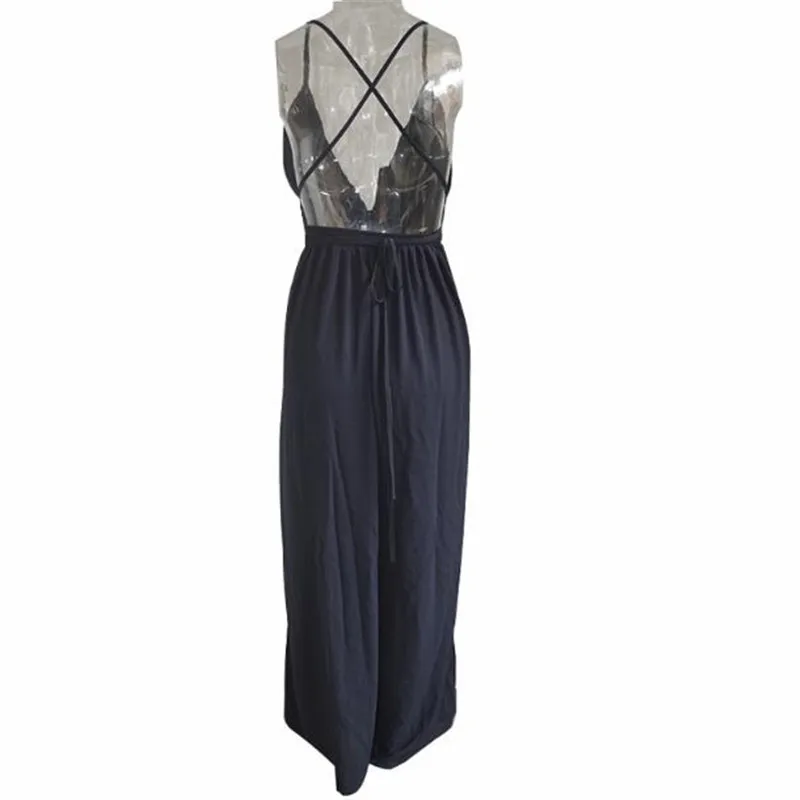 Summer Maxi Dress Women Solid Color Sexy Deep V-Neck Sleeveless Spaghetti Strap Backless High Split Long Sundress Vestidos
Summer Maxi Dress Women Solid Color Sexy Deep V-Neck Sleeveless Spaghetti Strap Backless High Split Long Sundress Vestidos
