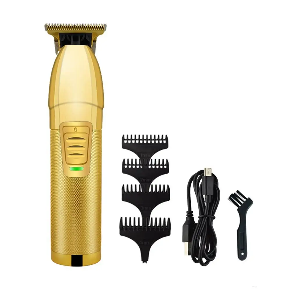 Electric Hair Clipper USB Port Rechargeable Titanium T-type 0 Cutter Head 4 Limit Combs With Charging Indicator Trimmer for Men
Electric Hair Clipper USB Port Rechargeable Titanium T-type 0 Cutter Head 4 Limit Combs With Charging Indicator Trimmer for Men