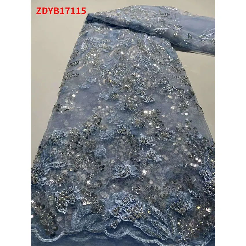 High End Ankara African Sequin Material Veritable French Lace For Sewing Clothes ZDYB17115
High End Ankara African Sequin Material Veritable French Lace For Sewing Clothes ZDYB17115