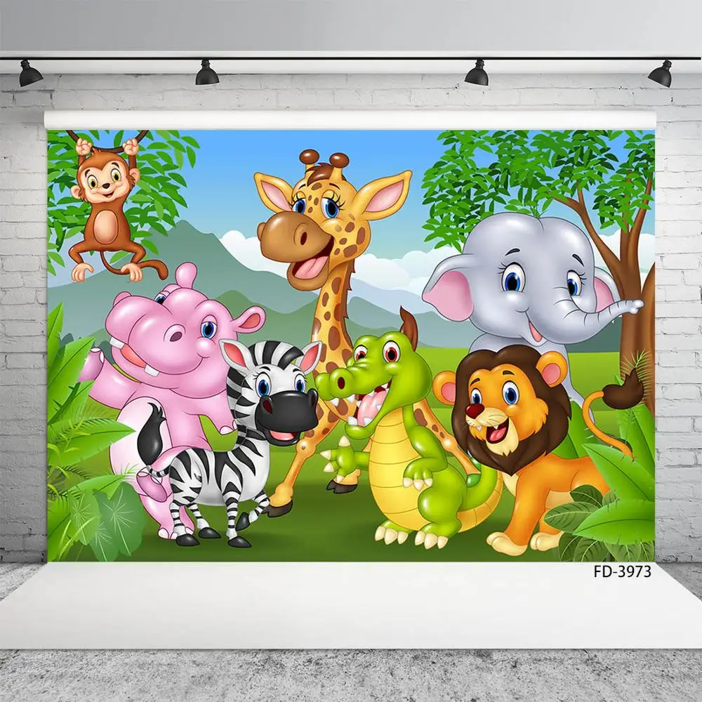 Cute Animal Forest Jungle Safari Birthday Party Photography Background Baby Newborn Photo Booth Studio Props Photocall Backdrops
Cute Animal Forest Jungle Safari Birthday Party Photography Background Baby Newborn Photo Booth Studio Props Photocall Backdrops