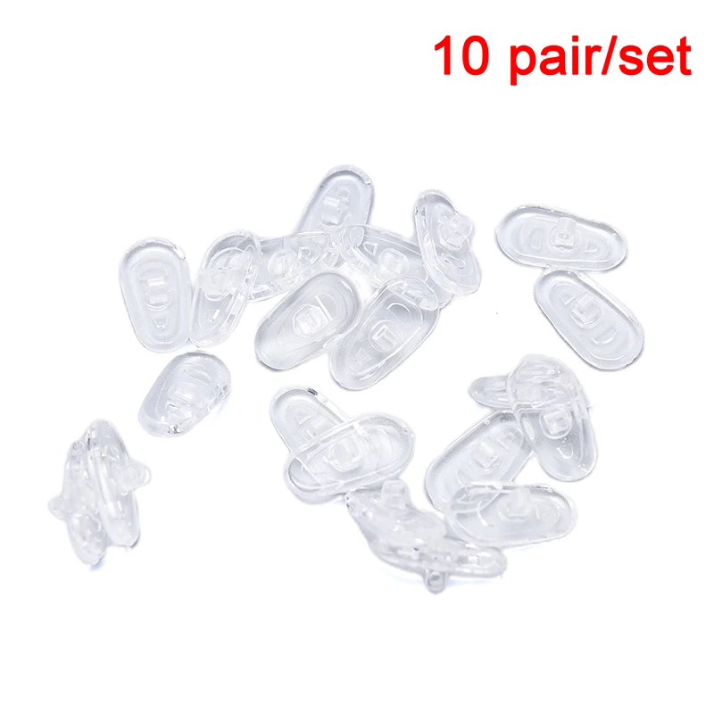 10 Pairs Air Chamber Silicone Anti Slip Nose Pads Screw-in For Eyeglasses Eyewear Glasses Accessories
10 Pairs Air Chamber Silicone Anti Slip Nose Pads Screw-in For Eyeglasses Eyewear Glasses Accessories