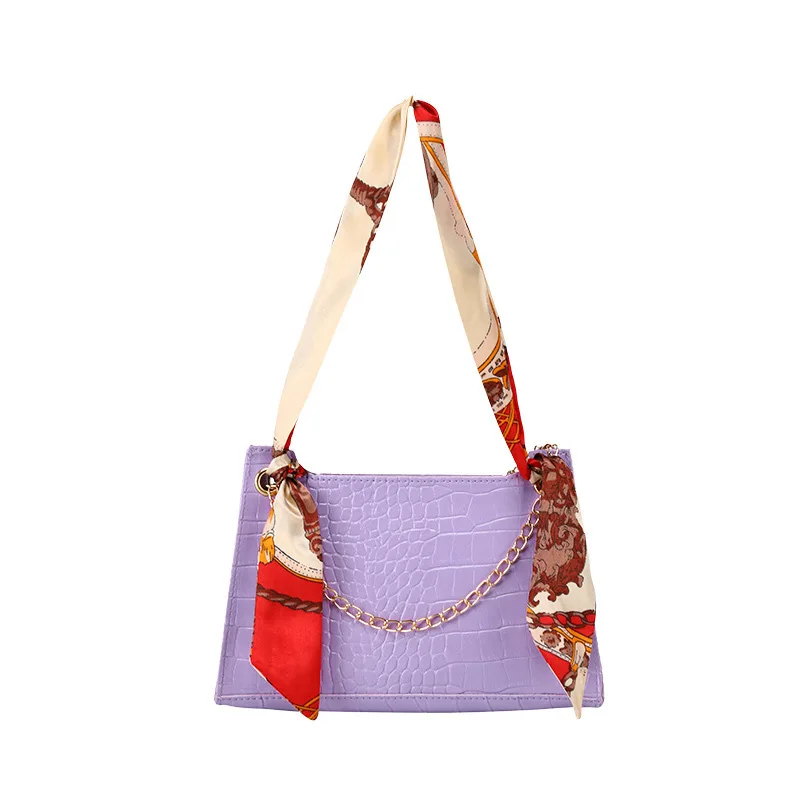 PU Fashion Women Shoulder Bags 2020 Crocodile Pattern Shoulder Bag Wild Silk Scarf Handbag Mobile Phone Bag Lady Diagonal Bag
PU Fashion Women Shoulder Bags 2020 Crocodile Pattern Shoulder Bag Wild Silk Scarf Handbag Mobile Phone Bag Lady Diagonal Bag
