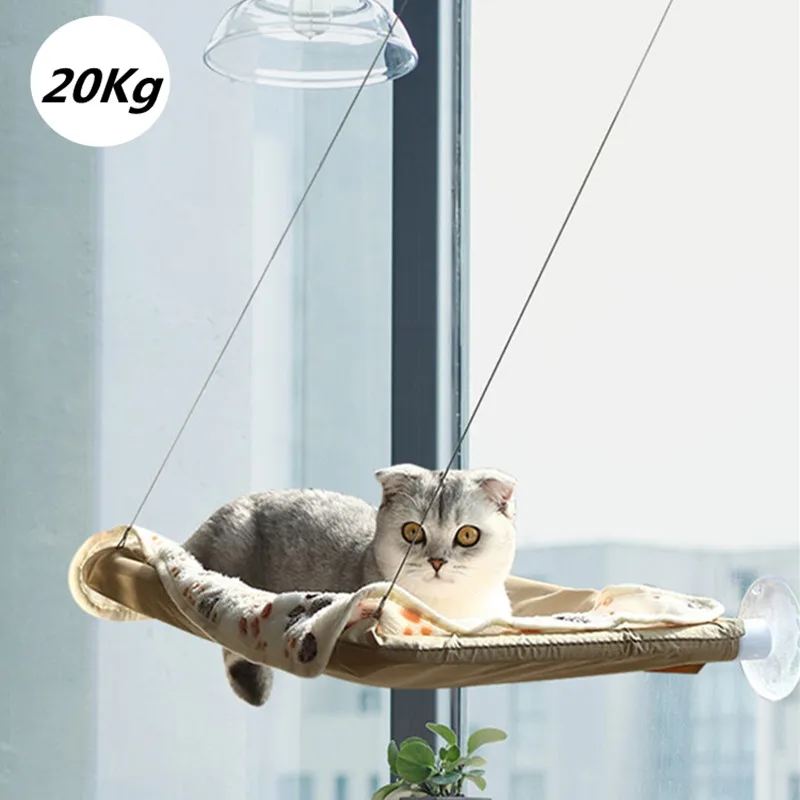Cat Hanging Beds Pet Hammock Bed for Cats Comfortable Cat Window Hammock With Blanket Kitty Sunny Window Seat Mount Bearing 20kg
Cat Hanging Beds Pet Hammock Bed for Cats Comfortable Cat Window Hammock With Blanket Kitty Sunny Window Seat Mount Bearing 20kg