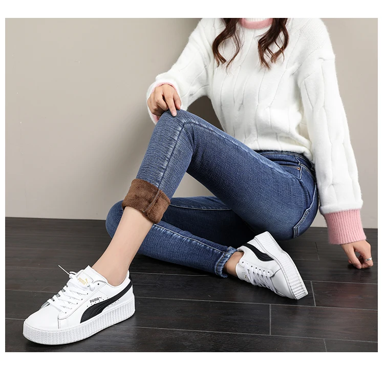 2020 Plus Size Thickening Jeans Women Winter Warm Jean Pants Sexy Fleeces Pencil Pants Skinny Solid Denim Trousers Black P9539
2020 Plus Size Thickening Jeans Women Winter Warm Jean Pants Sexy Fleeces Pencil Pants Skinny Solid Denim Trousers Black P9539