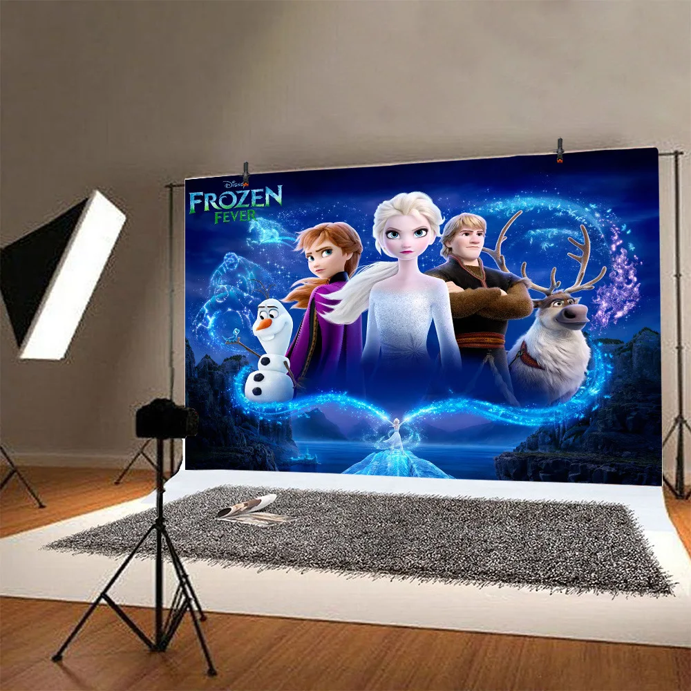 125x80cm Frozen 2 Party Backdrops Curtain Photobooth Backdrop Cloth Children's Birthday Party Wall Decorations Backdrop Stand
125x80cm Frozen 2 Party Backdrops Curtain Photobooth Backdrop Cloth Children's Birthday Party Wall Decorations Backdrop Stand
