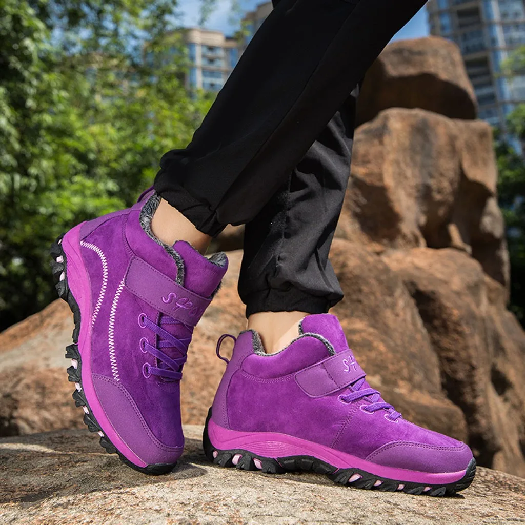 Shoes Woman Letter printing plus velvet warm non-slip Low-heeled Round Toe Large Size Fashionable Shoes Woman Casual 
Shoes Woman Letter printing plus velvet warm non-slip Low-heeled Round Toe Large Size Fashionable Shoes Woman Casual