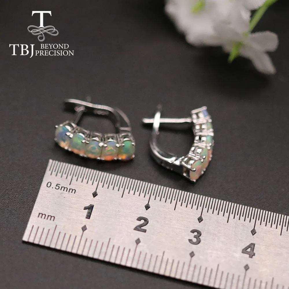 TBJ,colorful natural opal clasp small earring oval cut 3*5mm 3ct real ethopia gemstones fine jewelry 925 sterling silver gilrs
TBJ,colorful natural opal clasp small earring oval cut 3*5mm 3ct real ethopia gemstones fine jewelry 925 sterling silver gilrs
