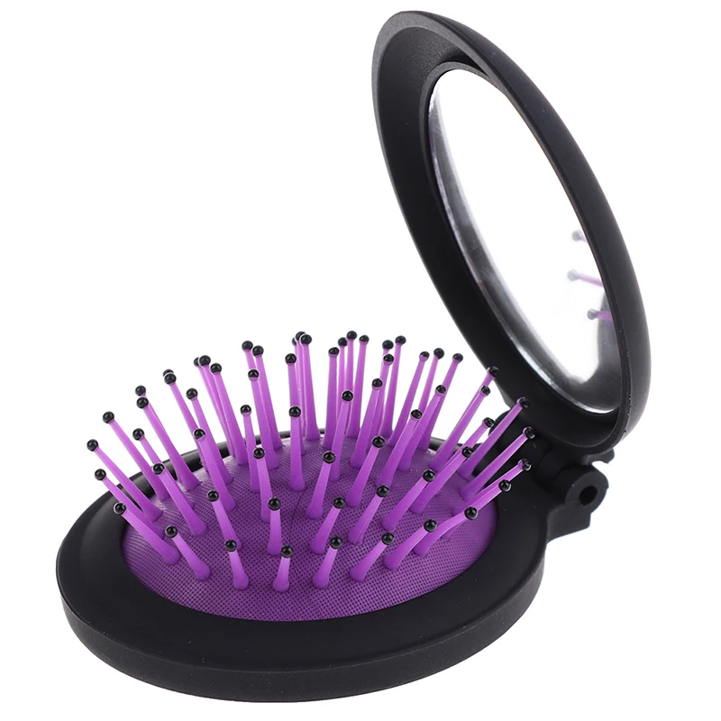 1 Piece Of Girls Portable Folding Massage Comb Airbag Round Mirror Anti-static Rainbow Plastic Comb
1 Piece Of Girls Portable Folding Massage Comb Airbag Round Mirror Anti-static Rainbow Plastic Comb